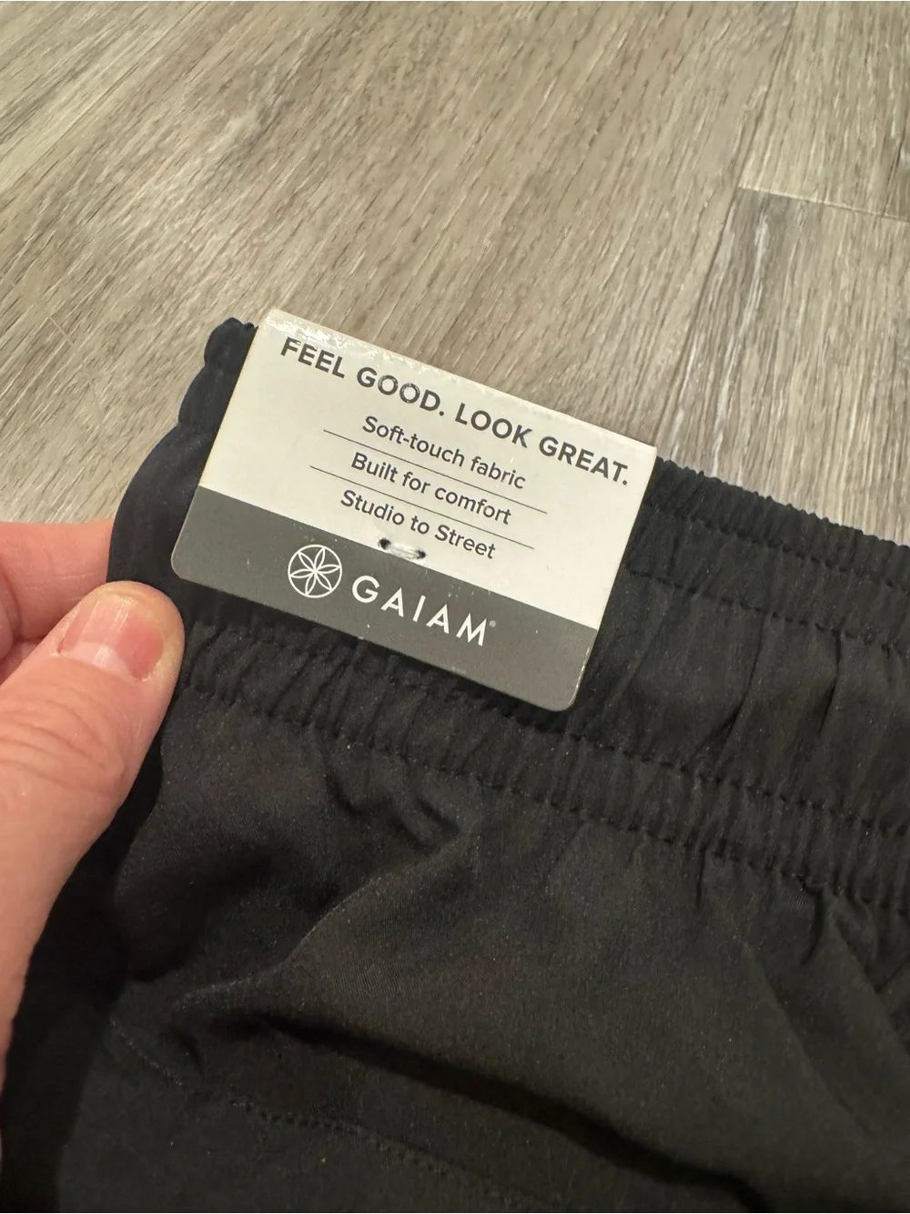 NWT Gaiam black joggers XL - Picture 8 of 8